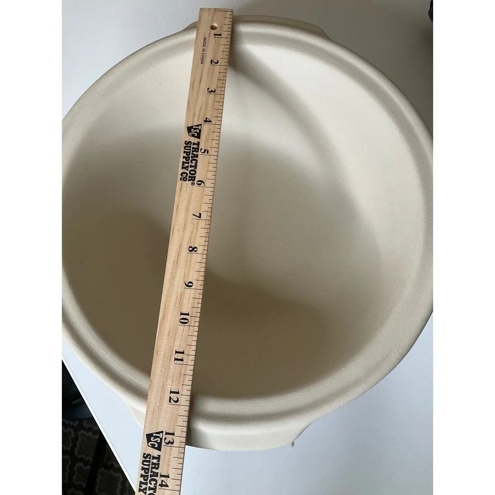 The Pampered Chef Unglazed Stoneware Baking Bowl 12